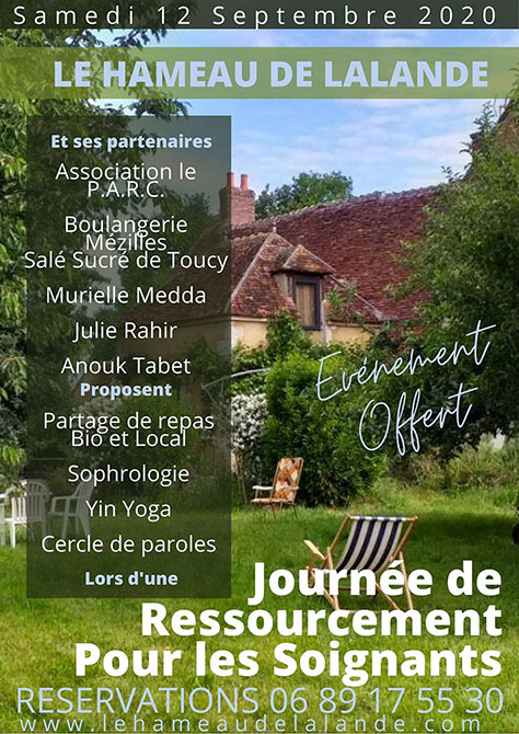 Journée de ressourcement pour les soignants, proposée par le Hameau de Lalande